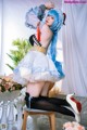 Cosplay Ying Tze 甘雨 Ganyu Maid